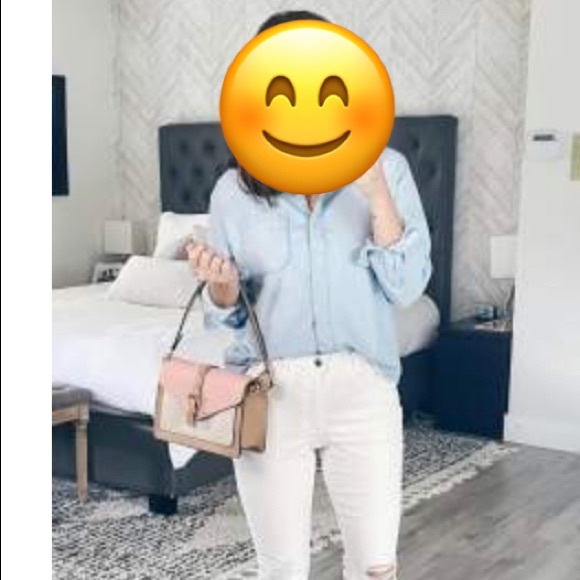 Long sleeve denim button down shirt - Picture 6 of 6